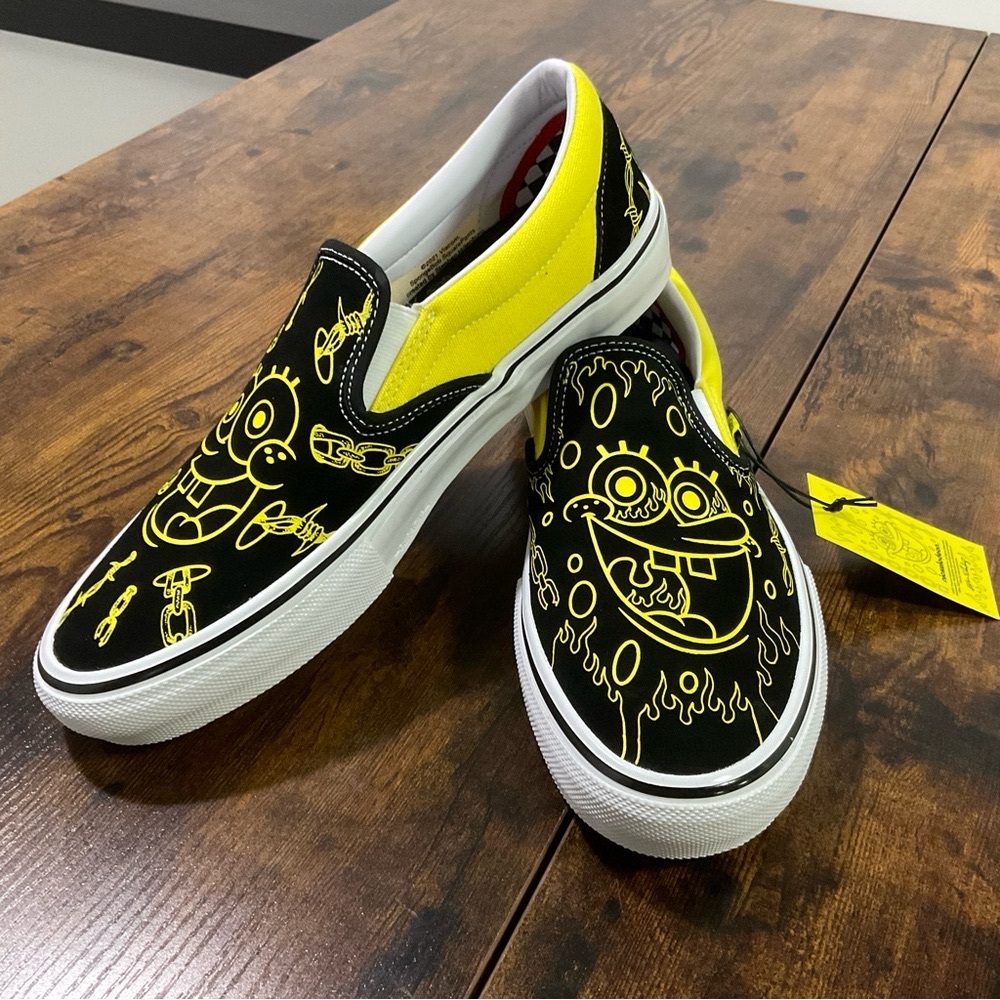 Vans Men Skate Slip-On Spongebob